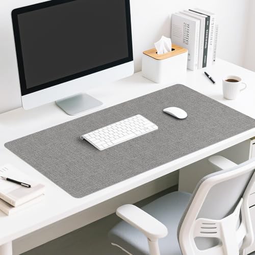 Tapis de bureau en cuir multicolore grand format style premium
