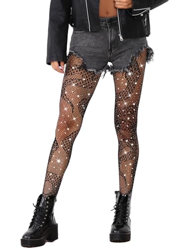 Image of Sparkle Snake Tights, Snake Fishnets, Rhinestone Tights, Fishnet Stockings Plus Size