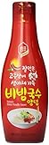 Sempio Gochujang Vegan Korean Red Chili Pepper Paste - Sweet & Sour: Convenient and Easy Squeeze Bottle, for Stir-Mix Noodles & Cold Ramen, Condiment Topping, Authentic Korean Sauce for Sea Food (11.3 oz / 320g, NON-GMO, Vegan)
