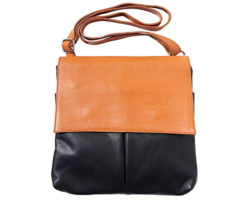 Cuir véritable sac à bandoulière porté travers LUCIA d'Italie