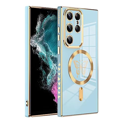 Coque Samsung S22 Plus antichoc silicone souple avec aimant de charge