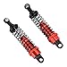Ammortizzatore RC, ammortizzatore RC in plastica ad alta resistenza flessibile 2 pezzi per mostro telecomandato 1/16(rosso)