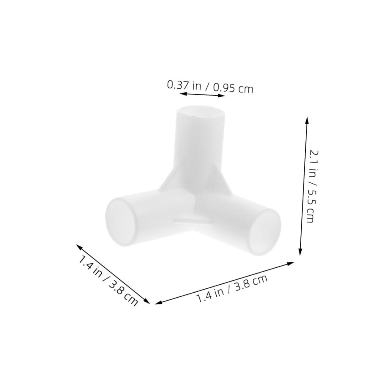BESPORTBLE Accessoires pour Tente Extérieure Garnitures De Tente D'auvent Raccord De Tuyau Raccords De Tuyauterie pour Tente Garnitures De Tuyau D'auvent Aménagements De Tente PP