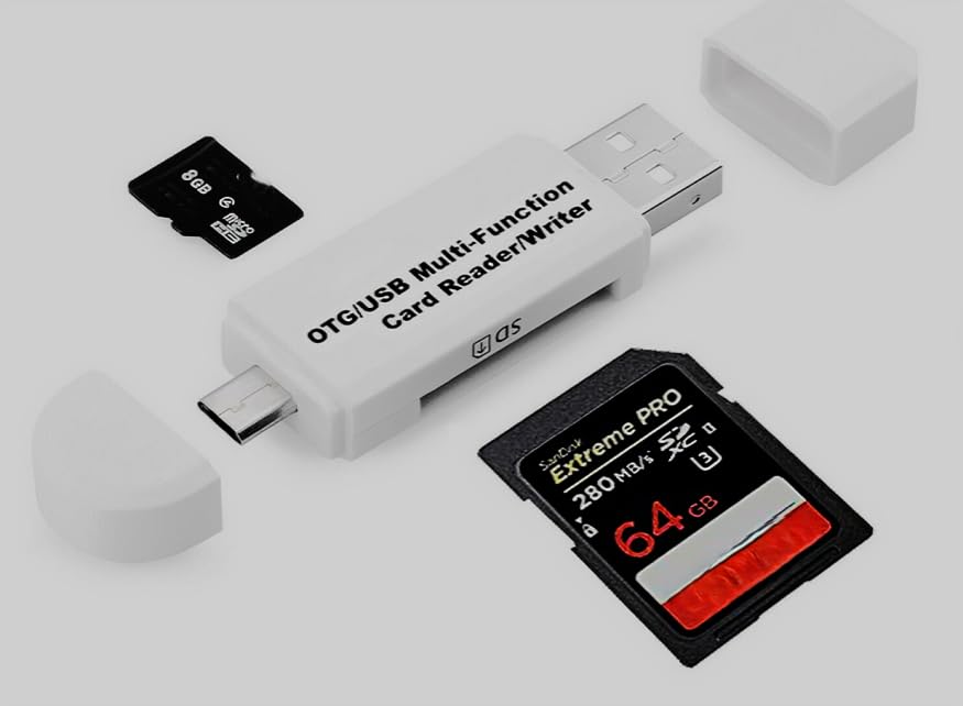 SR-G10 OTG USB Multi-Function Card Reader/Writer, Type-C, High Speed for Mobile,Laptop