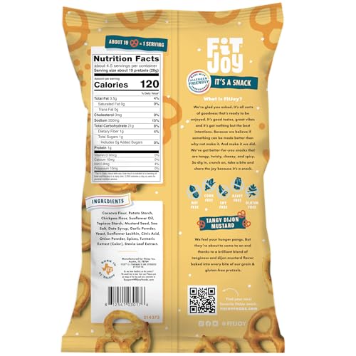 Image of Fitjoy Pretzels Tngy Dijn Mstrd 4.5 OZ