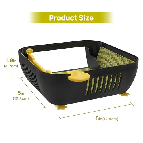 Soporte Mac mini M4 de ABS con botón frontal de encendido y base antideslizante 2