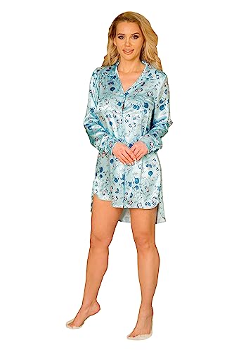 Kalimo Women's Tulum Chemise-Royal-XL Nightgown, Blue, Azul, XL