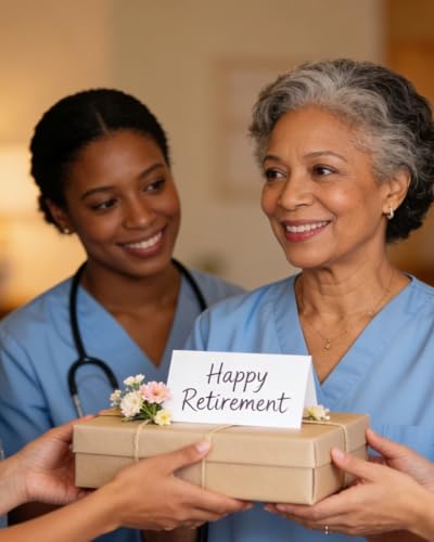 Image of CIVO Best Retired Gifts for Women: Analog Waterproof Easy Read Watch with Second Hand - Appreciation Gift for Retirement Healthcare Workers Nurse with Exquisite Box