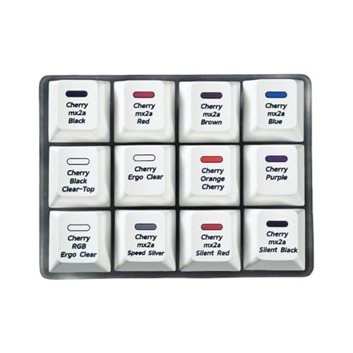 Probador de Cherry MX 12 teclas muestrario de switches para teclado mecánico