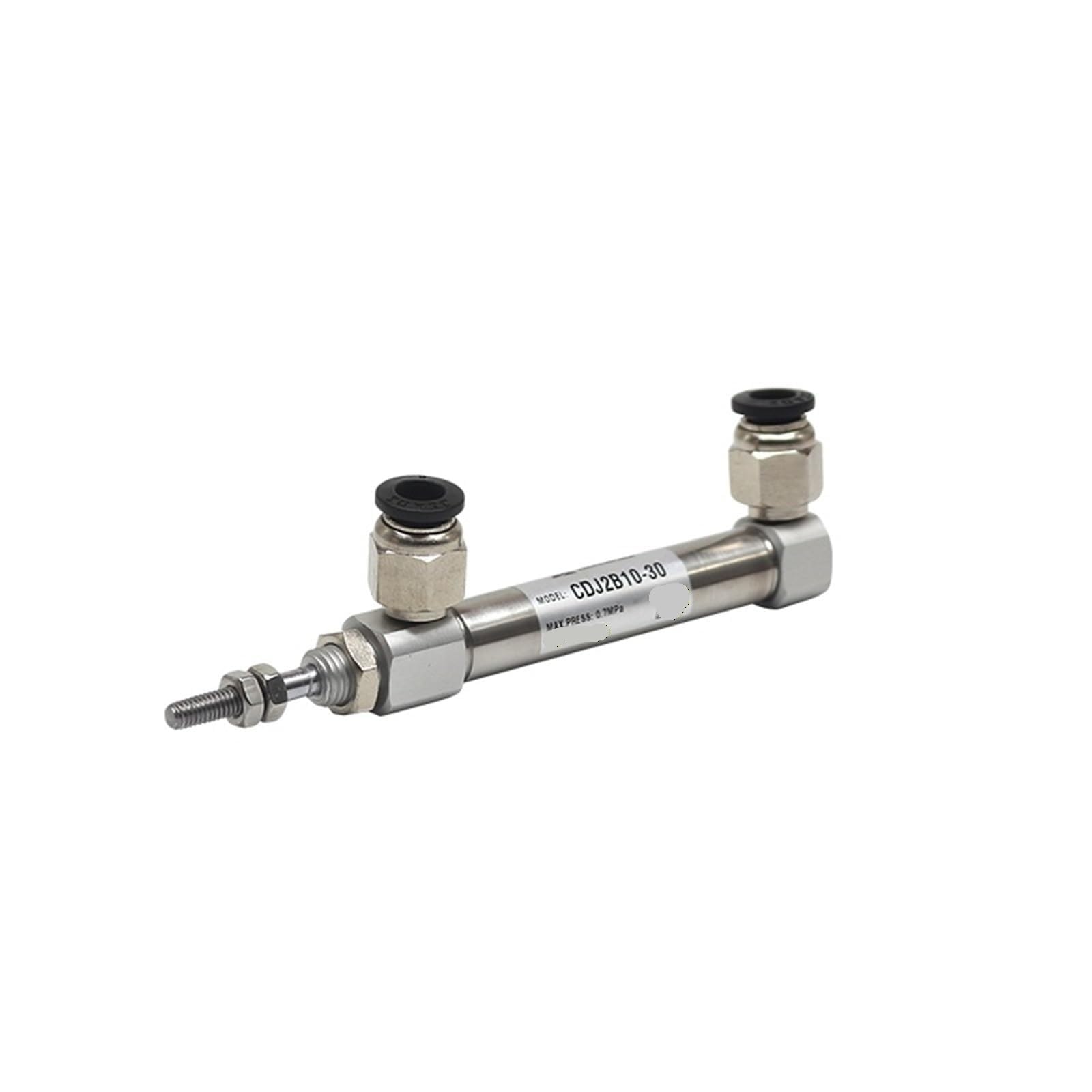 Mini-Doppelwirkungs-Pneumatikzylinder CDJ2B10-5, 5–200 mm, Luftzylinder for hydraulische Hebeanwendungen, 1 Stück(55mm)