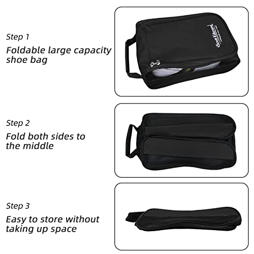 Scott Edward Tragbare Golf Schuh Tasche Outdoor Reise Reißverschluss Wasserdichte und atmungsaktive Männer und Frauen Handtasche