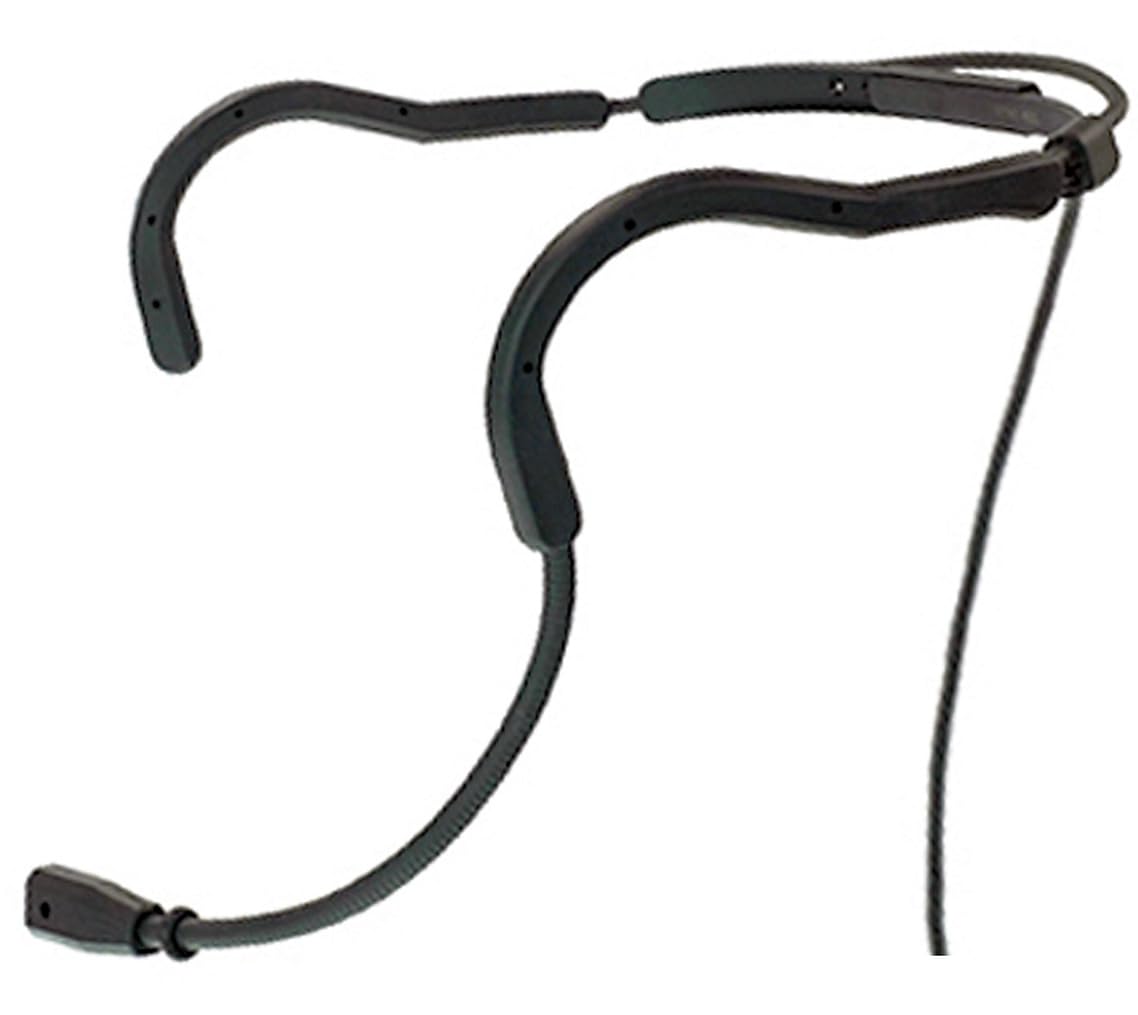 HT 747 Microphone Headset Headworn. Super Cardioid Design Efficiently Rejects Background Noise. Study, Lightweight Mic Excellent for Fitness Instructors, Aerobics, Broadcasting, Live Performances