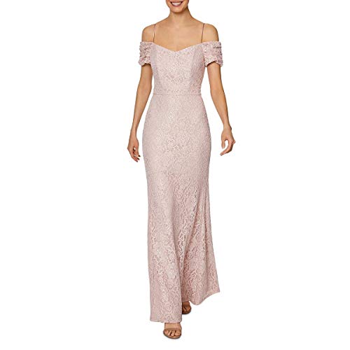 Amazon.com: LAUNDRY BY SHELLI SEGAL Womens Lace Off-The-Shoulder Evening  Dress Pink 6 : Clothing, Shoes & Jewelry