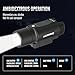 VITOINNO 1750 Lumen Tactical Flashlight with Bottom Moonlight lamp, Rechargeable Pistol Light with Strobe/Momentary Compatible with Picatinny Rail