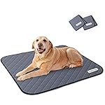 Nobleza 2X Tappetini Assorbenti per Cani, Lavabile Cane Urine Pad di Allenamento, Tappetino Igienici per Animali Domestici, Riutilizzabile Educatore Cuccioli, Pacco da 2, L (81 x 72cm)