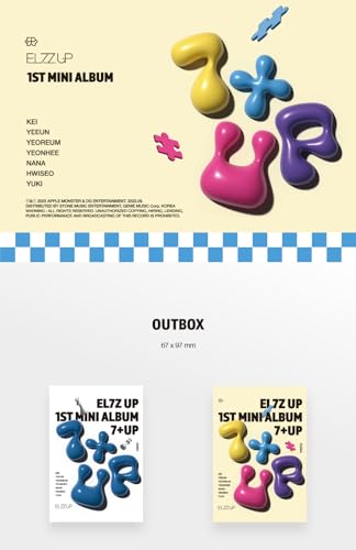 EL7Z U+P 1st Mini Album 7+UP PLVE Version Random KPop - 2