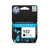 HP 932 Original Druckerpatronen mit hoher Reichweite für HP OfficeJet 7510, 7612, 7110, 6700, 6100, 6600, Schwarz, Standard
