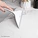 FORIOUS White Bathroom Faucet with White Shower Squeegee