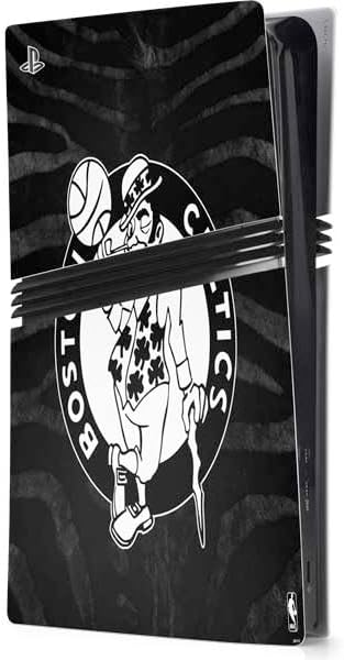 Skinit Decal Gaming Skin Compatible with PS5 Pro Console - Officially Licensed NBA Boston Celtics Green Primary Logo Design