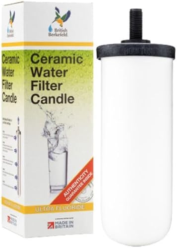 British Berkefeld Doulton Ultra Fluoruro Cartucho de filtro de agua potable de cerámica W9120133 para todos los sistemas de filtro de agua por