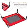 Kawuneeche-Elevated-Dog-Bed-with-Removable-Canopy-wConvenient-Carrying-Bag-Indoor-Shade-1680D-Portable-Raised-Oxford-Fabric-Outdoor-Cooling-Dog-Cot-Cat-Bed-Pet-Tent-for-Camping-30-Red Outdoor Dog Beds: Find the Perfect Bed for Your Furry Friend