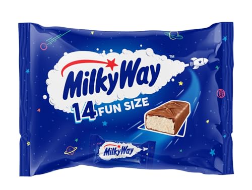 Milky Way Milk Chocolate Funsize Sweets Multipack 14 Pieces 227g