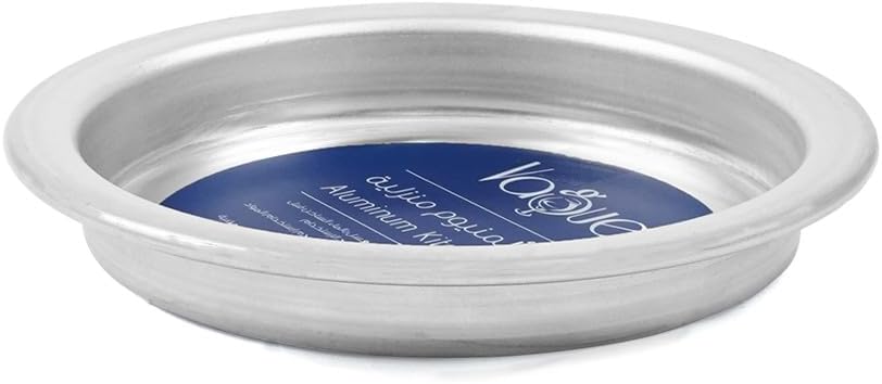 Vague Aluminum Kunafa Tray, Silver, 16 cm x 1.3 mm Size, AL-114