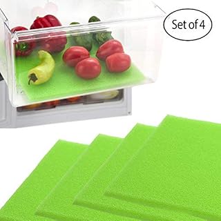 Dualplex Fruit & Veggie Life Extender Liner for Fridge Refrigerator Drawers, 12x15 Inches