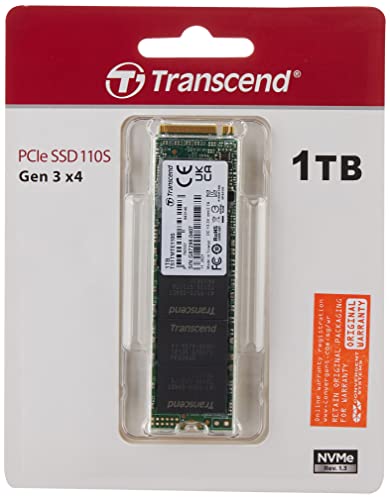 Transcend 1TB NVMe PCIe Gen3 x4 MTE110S M.2 SSD Solid State Drive TS1TMTE110S