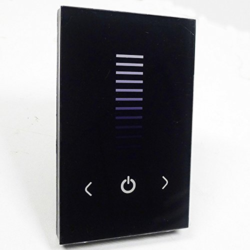 LEDENET DC12-24V Wall-Mounted Touch Screen Panel LED Dimmer Switch for Single Color LED Lights Logo Cleaning Cloth