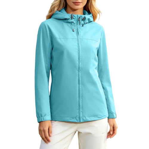 Chaqueta impermeable mujer para camping y senderismo
