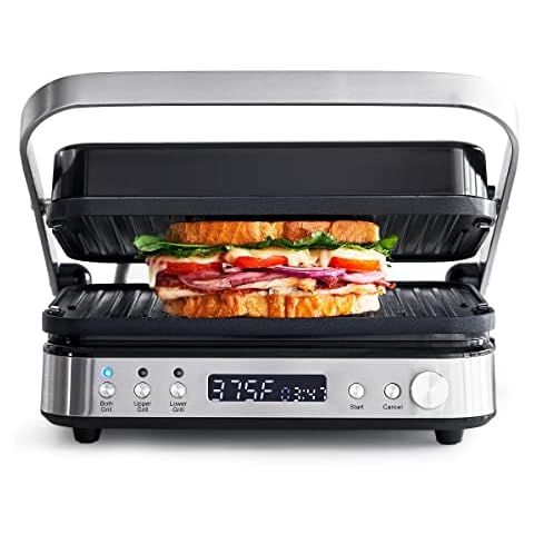 GreenPan Electric Indoor 6-in-1 Contact Grill and Griddle Cover