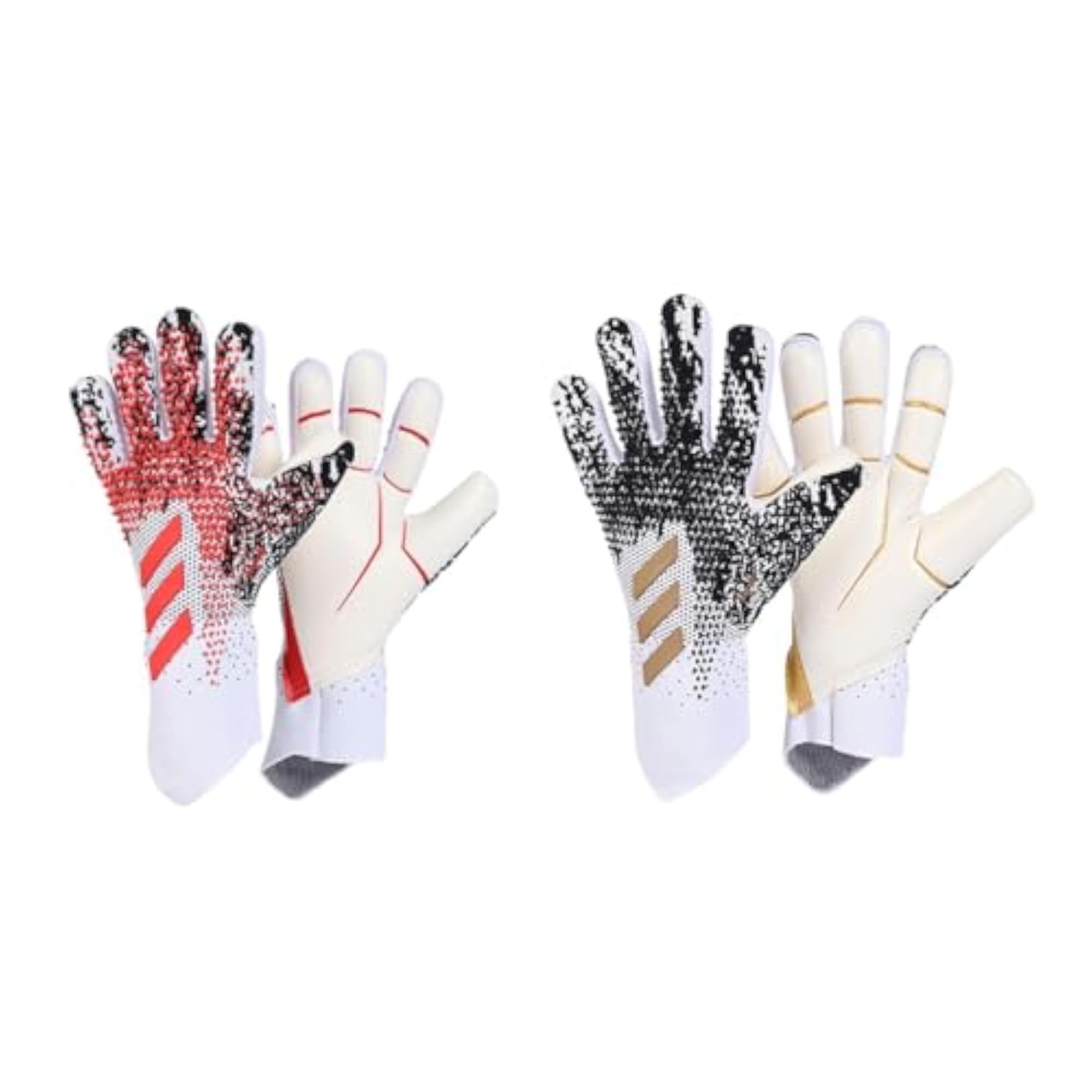 Kids Goalkeeper Gloves, Red, Size 8