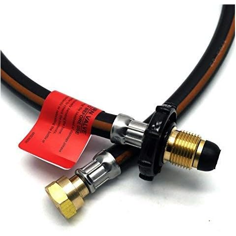 continental products 0.5 metre HANDWHEEL POL x W20 NRV PIGTAIL CARAVAN PROPANE HOSE Cover