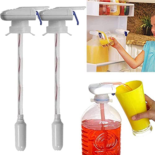 CXQ 2 Packs Automatic Drink Dispenser, Magic Electric Tap for Milk Juice Beer Spill Proof, for Party Wedding Decoration Outdoor Home Kitchen