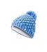 Spyder Girls' Brrr Berry Hat, Blue Ice/White, One Size