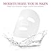 FRCOLOR 100 Pcs Enlarged Cotton Facial Mask Sheets DIY Cosmetic Face Skin Care Mask