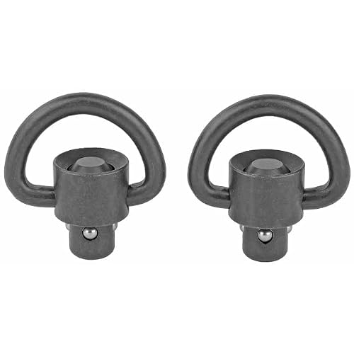 Grovtec Recessed Plunger Manganese Phosphate D Loop Heavy Duty Push Button Swivels #TOP18
