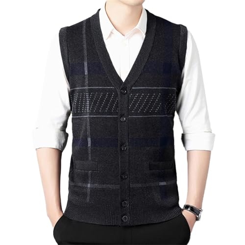 Gilet sans manches homme en maille idéal pour un style casual d'automne-hiver
