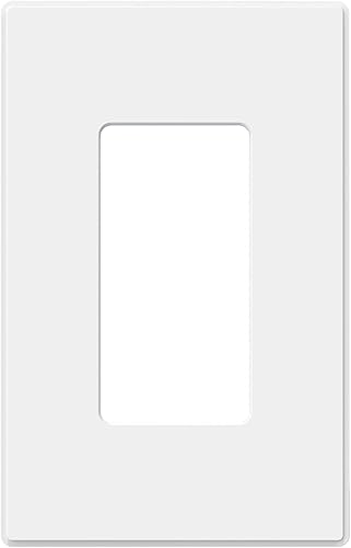 Miniatura 25 de ELEGRP Placas decorativas de pared de 2 segmentos sin tornillos, tamaño mediano, 4.88 pulgadas de alto x 4.94 pulgadas de largo, cubierta frontal