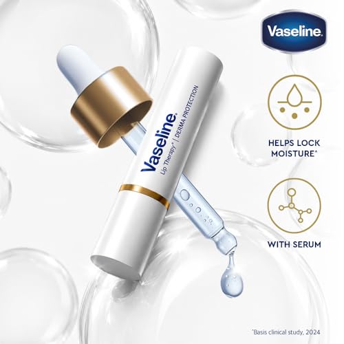 Image of Vaseline Lip Therapy Serum Infused Derma Protection Lip Balm With Triple Ceramides & Shea Butter | 3g