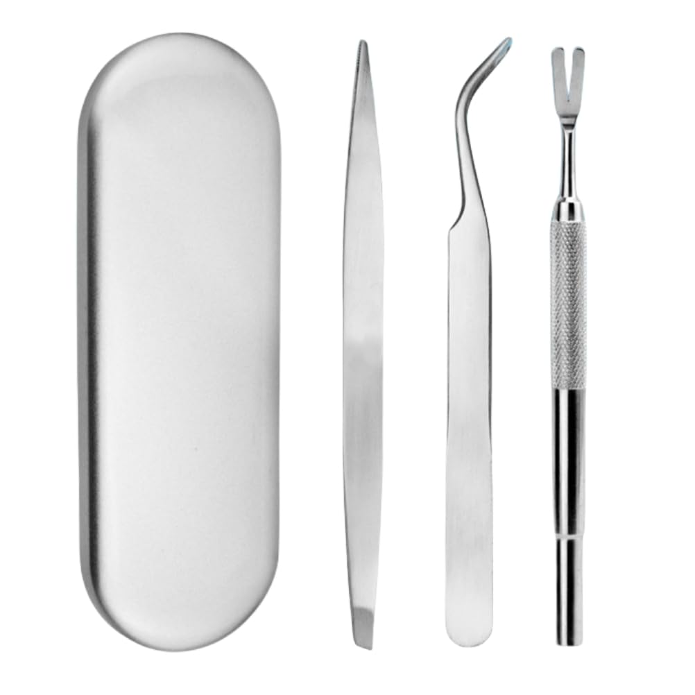 Pinzas para garrapatas, herramientas para quitar garrapatas, ganchos para garrapatas de diferentes tamaños para todos los tamaños de garrapatas, quitagarrapas metálicos, protectores para garrapatas...