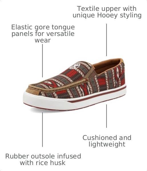 Image of Twisted X Men's Hooey Slip-On Loper Low Top Sneakers | Casual Shoes