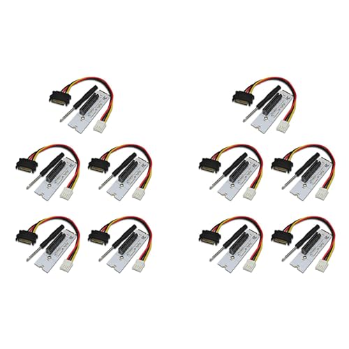 Adaptador M2 Key M a PCIe X4 con indicador LED para minería eficiente de criptomonedas