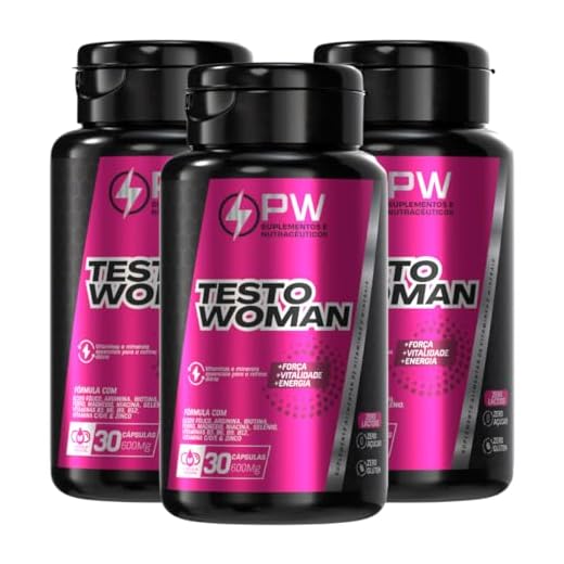 Combo Suplemento Alimentar Feminino com 3x Testo Woman Multivitamínico Magnésio + Zinco + Selênio