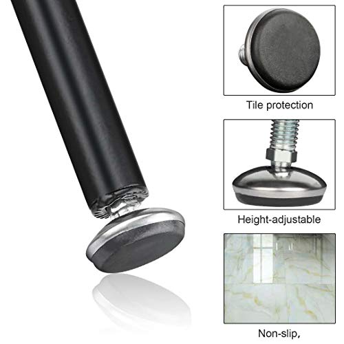 NewWay 28" Adjustable Hairpi Legs Levelers Design with Protectors Table Legs for DIY Bench Desk Coffee Table Office Table Bar Table, 4 Pieces