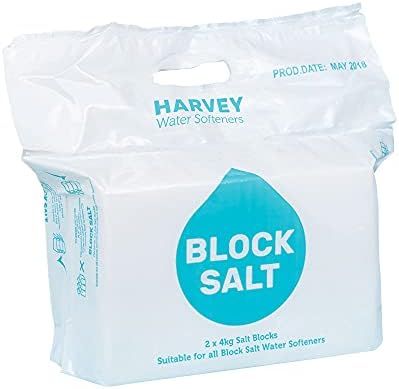 Harvey Block Salt for Water Softeners, Original Pure Grade A Food Quality Salt - 6 Packs, Boxed (each pack contains 2 salt blocks - 12 blocks total)