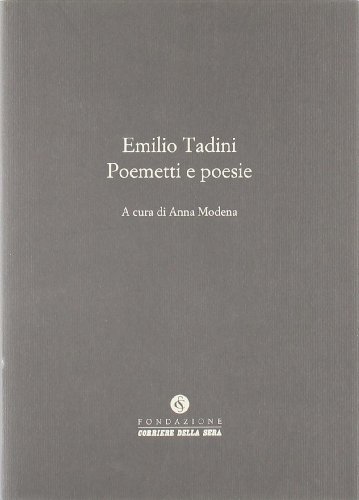 Poemetti E Poesie
