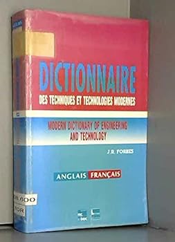 Hardcover Dictionnaire des techniques et technologies modernes (anglais / français) Book