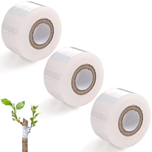 3 Pack Plant Grafting Tapes Stretchable Plant Repair Tapes Garden Grafting Tape,Graftings...